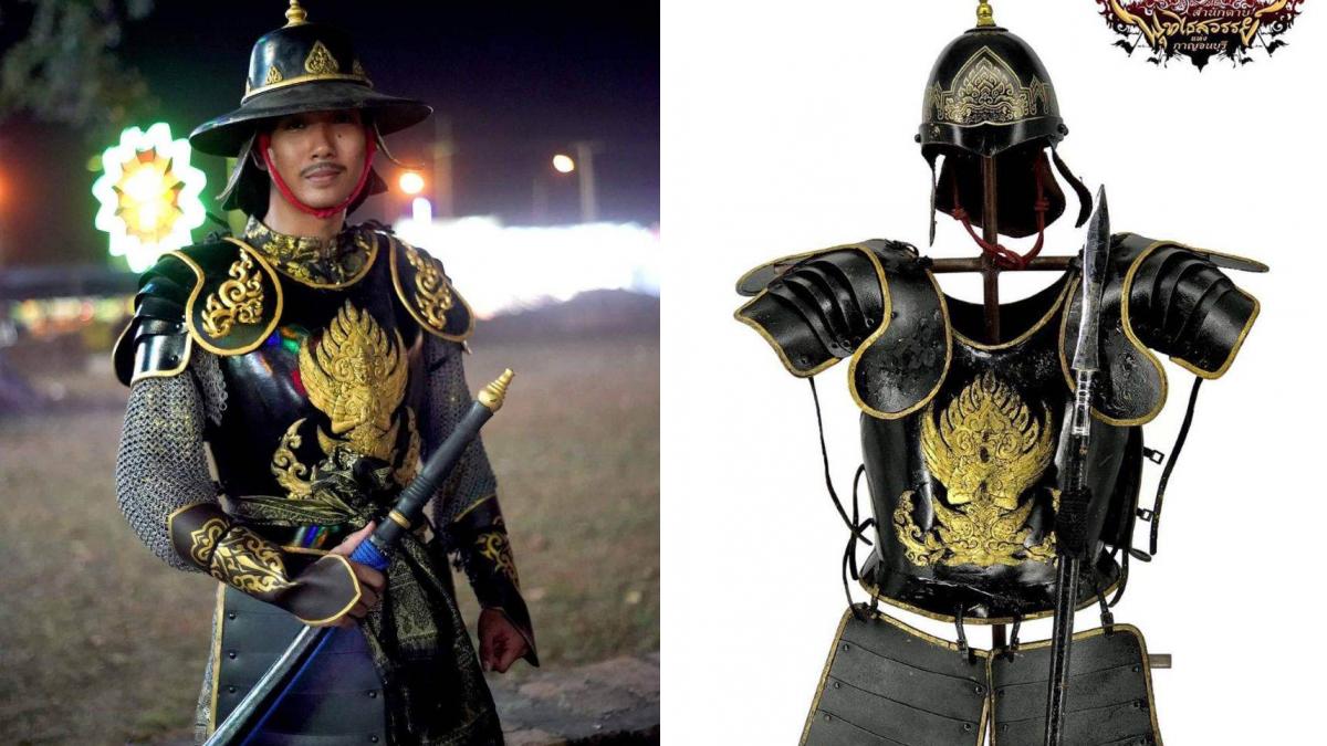 Ancient Thai armor in the Ayutthaya era THAILAND 🇹🇭