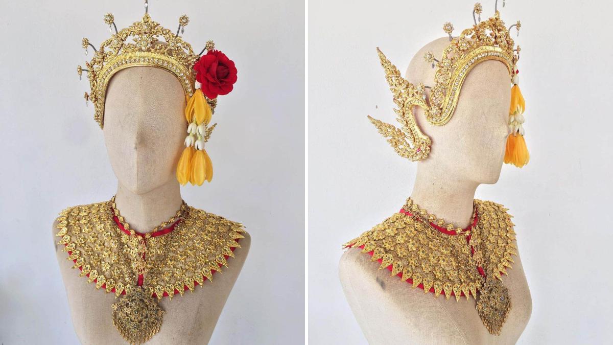THAI HEADDRESS: Forehead ornament | THAILAND 🇹🇭